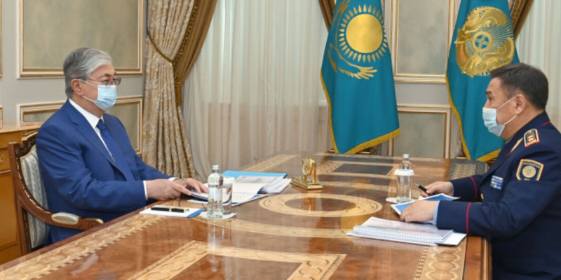 Мемлекет басшысы Ішкі істер министрін қабылдады