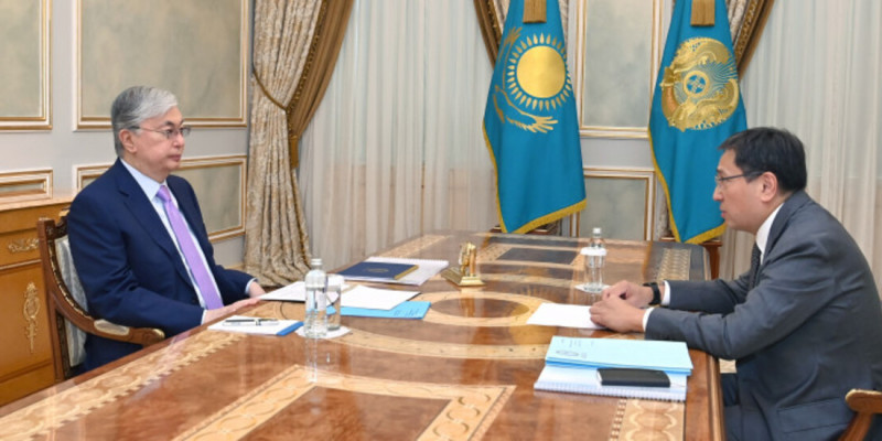 Тоқаев Алматы қаласының әкімі Ерболат Досаевты қабылдады