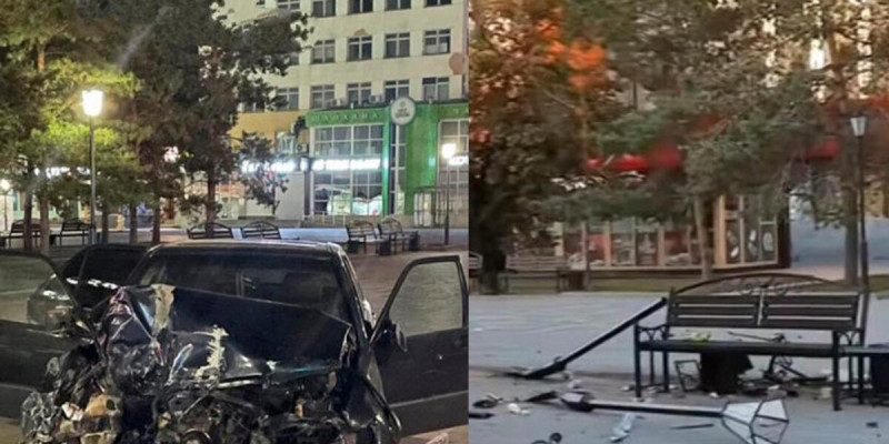 Қостанайлық көлік жүргізуші қала орталығының астаң-кестеңін шығарды (ВИДЕО)