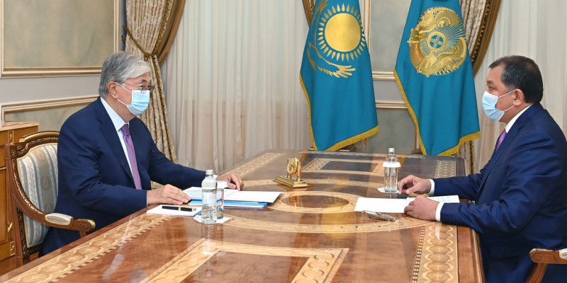Президент Маңғыстау облысының әкімін қабылдады