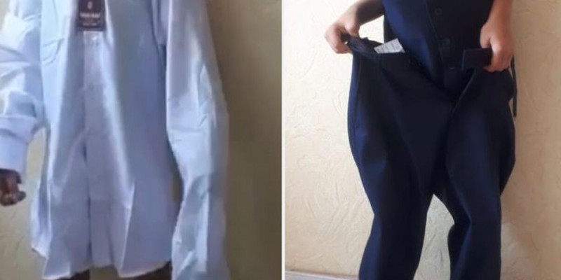 Атырауда бірінші сынып оқушысына үлкен форма берген