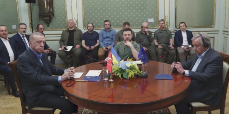 Зеленский, Ердоған және Гутерриш келіссөз өткізді