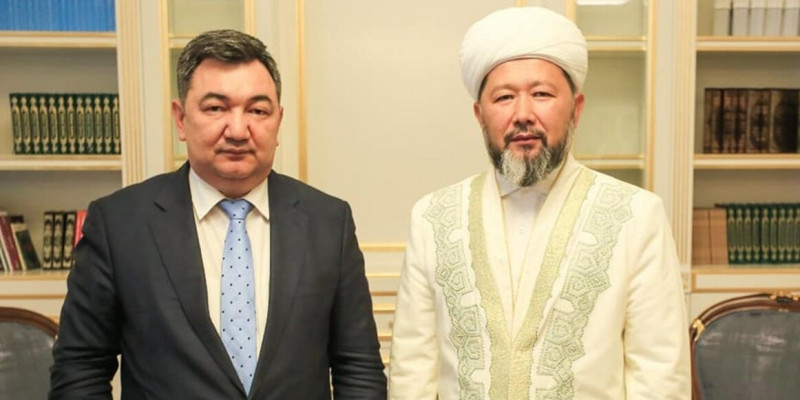 Бас мүфти жаңа министрмен кездесті