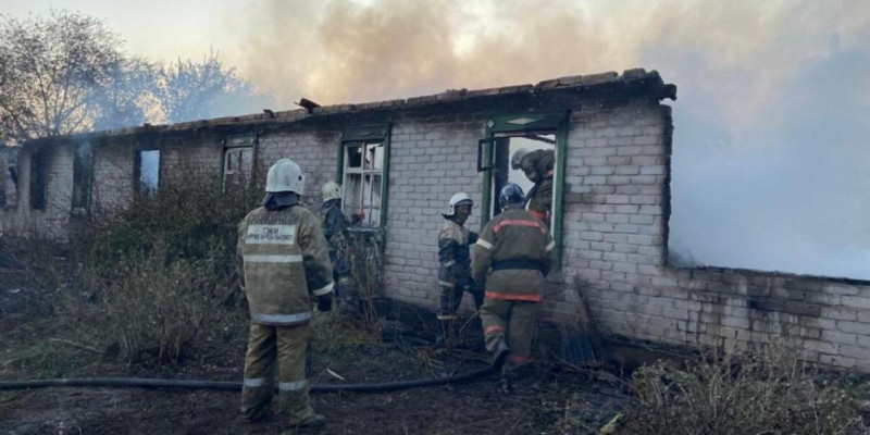 Аманқарағай және Озерное ауылдарындағы өрт сөндірілді