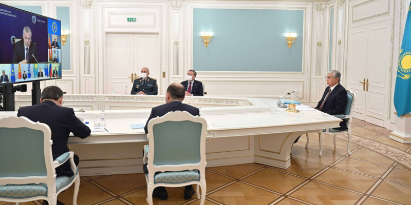 Тоқаев ҰҚШҰ Ұжымдық қауіпсіздік кеңесінің кезектен тыс сессиясына қатысты