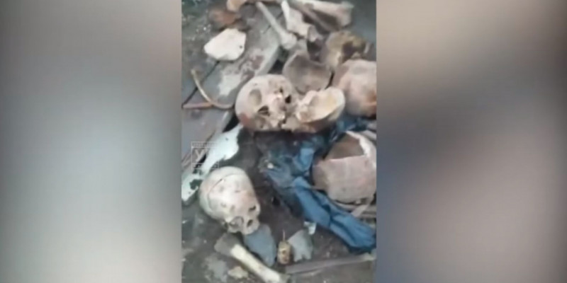Оралда бұзылған екі үйдің орнынан жаппай жерленген адамдардың сүйегі табылды