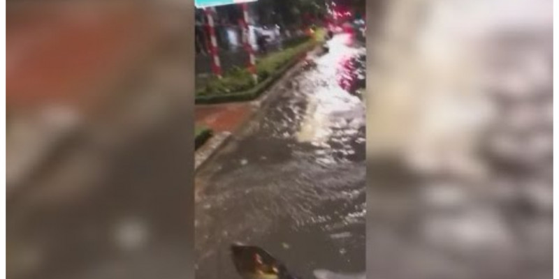 Вьетнамдағы қаланы топан су басты (ВИДЕО)