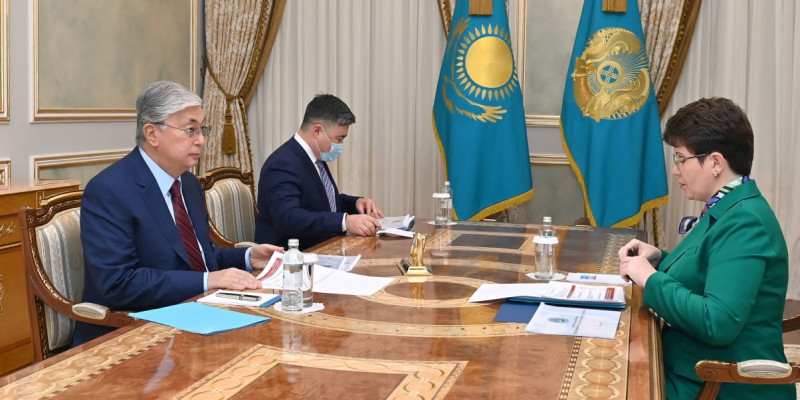 Мемлекет басшысы Есеп комитетінің төрағасын қабылдады
