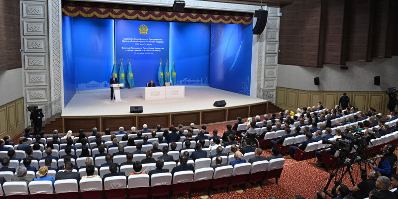 Президент Жетісу облысы жұртшылығымен кездесті