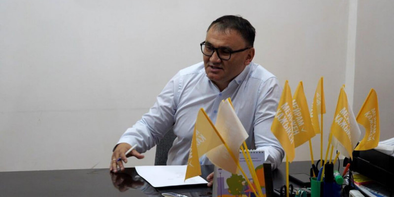 Мейрам Қажыкеннің Ұлытау облысындағы штаб қызметкерлері үгіт-насихат жүргізіп жатыр