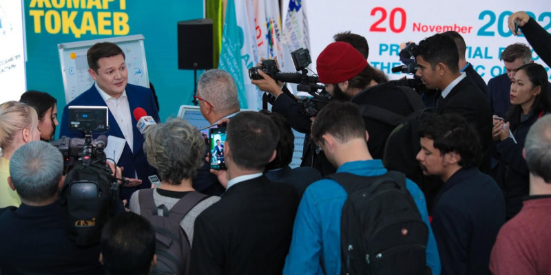 Тоқаевтың штабына әлемнің 37 елінен 44 шетелдік журналист келді