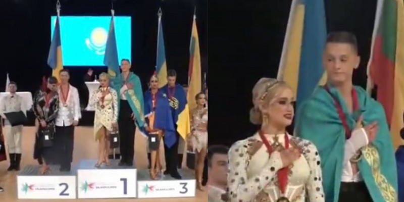 Латвиядағы әлем чемпионатында Қазақстанның ескі Әнұраны қосылды (ВИДЕО)