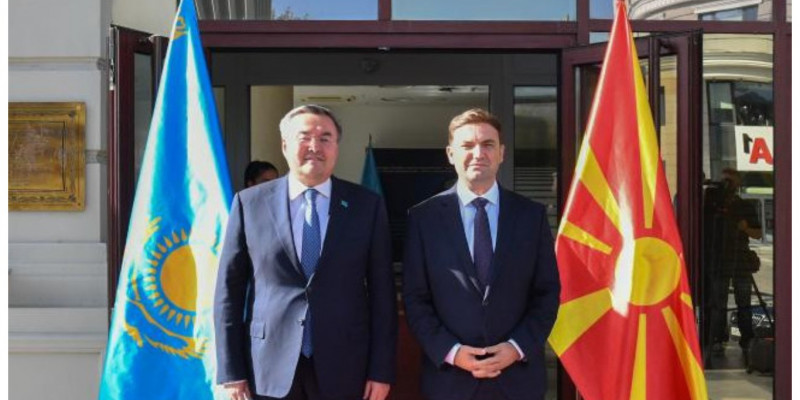 Мұхтар Тілеуберді Солтүстік Македония президентімен кездесті