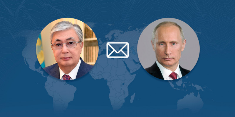 Путин Тоқаевқа құттықтау жеделхатын жолдады