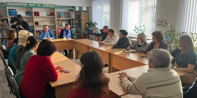 Нұрлан Әуесбаев Шортанды ауданында сайлаушылармен кездесті