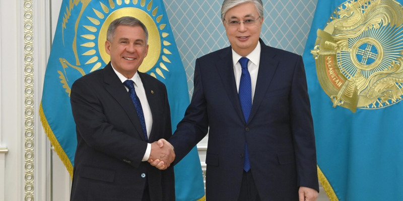 Қасым-Жомарт Тоқаев Татарстан Президентін қабылдады