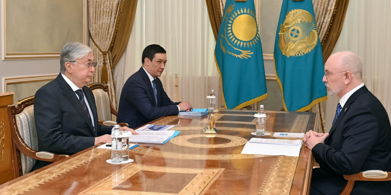 Мемлекет басшысы Жоғары сот кеңесінің төрағасын қабылдады