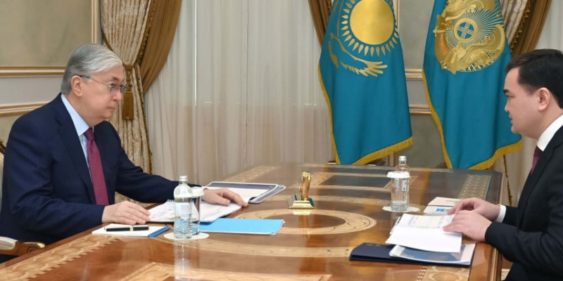Президент Астана қаласының әкімі Жеңіс Қасымбекті қабылдады
