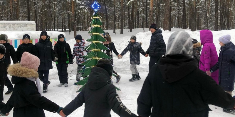 AMANAT партиясы балаларға қысқы демалыс ұйымдастырып берді