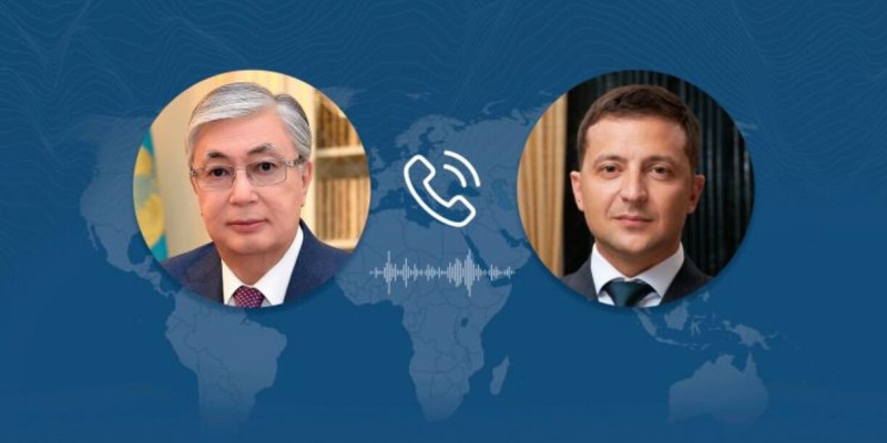 Қасым-Жомарт Тоқаев Украина президентімен сөйлесті