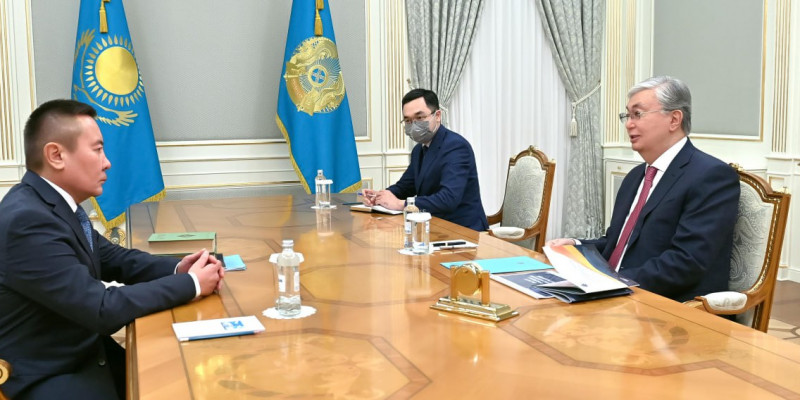 Президент Ұлттық құрылтай мүшесі Талғат Қалиевті қабылдады