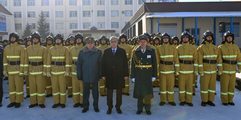 Президент Мәлік Ғабдуллин атындағы Азаматтық қорғау академиясына барды