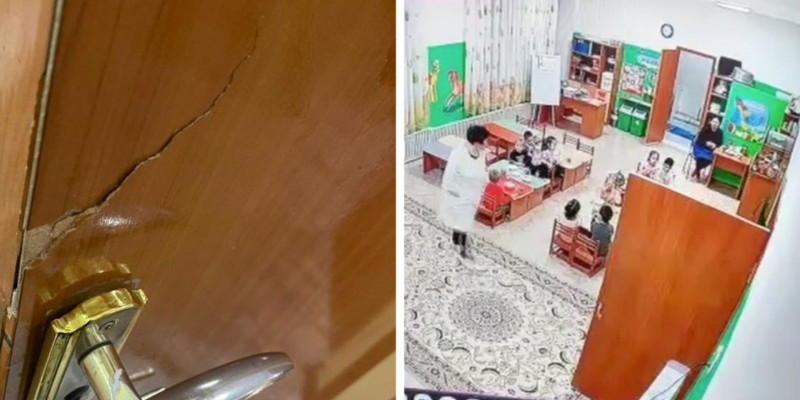 Теміртауда балабақша медбикесі мен тәрбиешінің көмекшісі төбелескен (ВИДЕО)