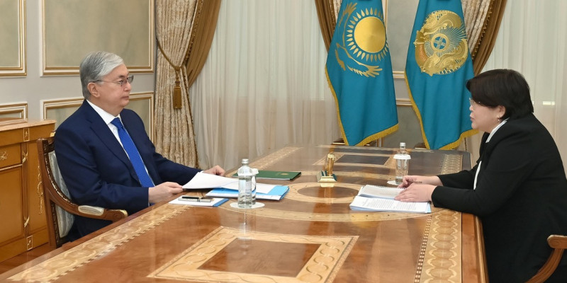 Президент Конституциялық Сот төрағасын қабылдады