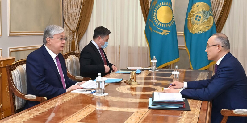 Президент Ұлттық банк төрағасын қабылдады