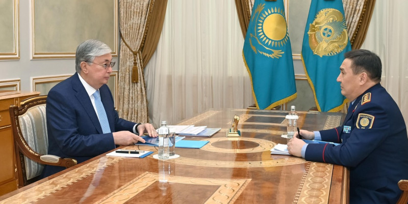 Мемлекет басшысы Ішкі істер министрін қабылдады
