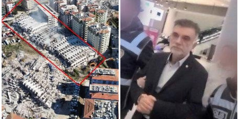 Түркияда қираған көпқабатты үйдің бас сәулетшісі әуежайда ұсталды