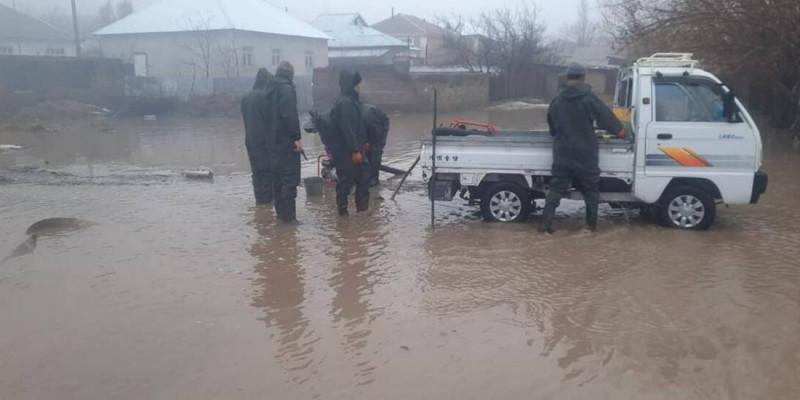 Түркістан облысындағы су тасқыны: 150-ден аса адам эвакуацияланды