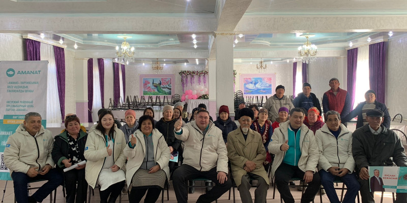 «AMANAT» партиясы көшкенталдықтардың да аманатын арқалады