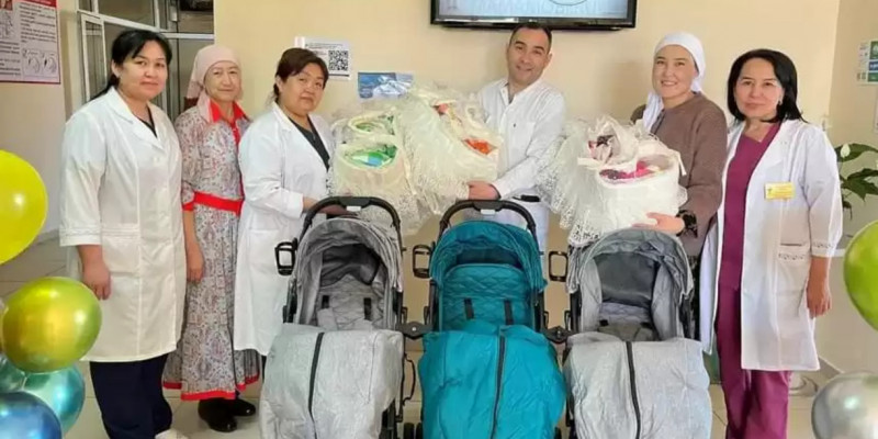 Түркістан облысында тағы да үшем дүниеге келді