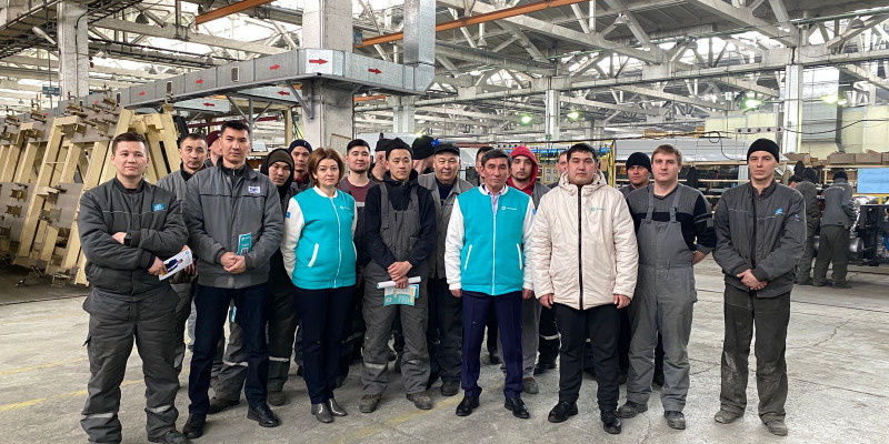 «Daewoo Bus Kazakhstan» ЖШС ұжымы «AMANAT»-тың сайлауалды бағдарламасымен танысты