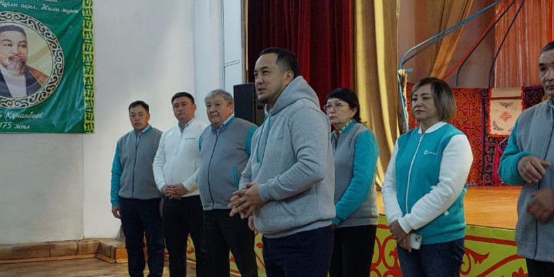 Кандидаттар Түгіскен ауылында үгіт-насихат жұмыстарын жүргізді