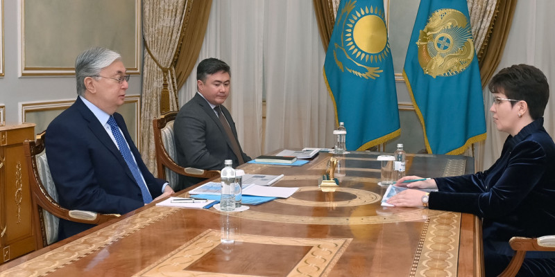 Президент Жоғары аудиторлық палата төрағасын қабылдады