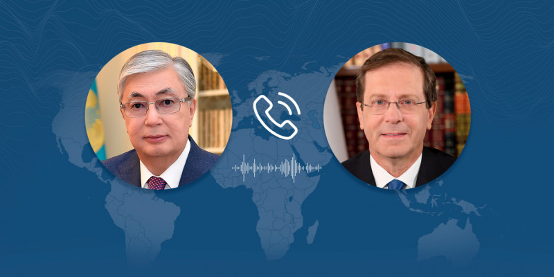 Мемлекет басшысы Израиль президентімен телефон арқылы сөйлесті