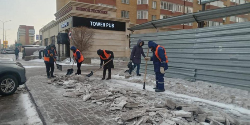 Елордада коммуналдық қызметкерлер күшейтілген режимде жұмыс істеп жатыр