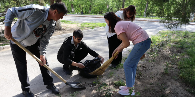 Таразда тазалық жұмыстары жүргізілді