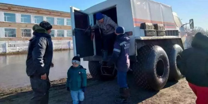 Қостанай облысында ауыл тұрғындары эвакуацияланды