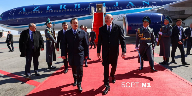Ильхам Әлиев ресми сапармен Қазақстанға келді