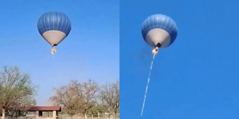 Әуе шары өртеніп, 2 адам қаза болды (ВИДЕО)