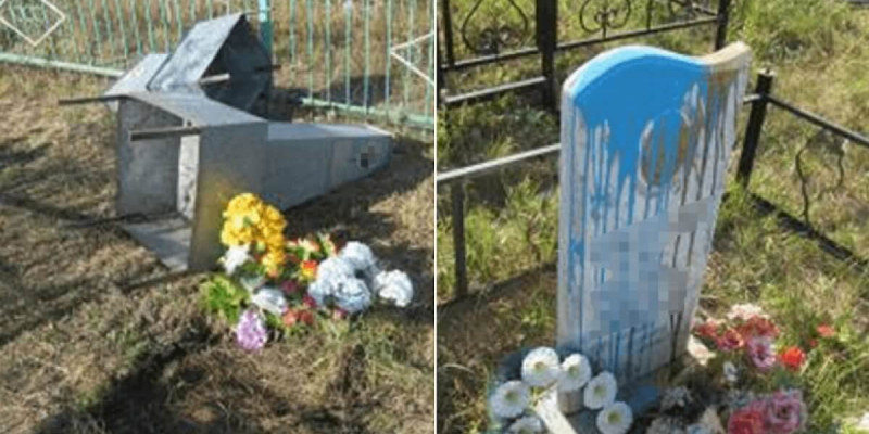 СҚО-да белгісіз біреулер ауыл зираттарын бүлдіріп кеткен
