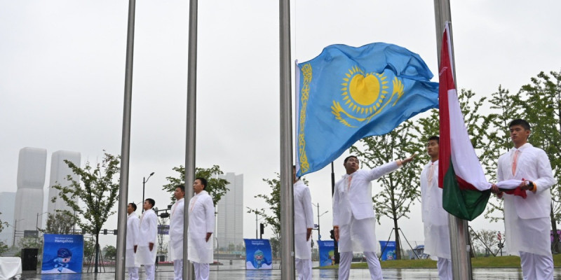 Ханчжоудағы Азия ойындарында Қазақстан Туы көтерілді