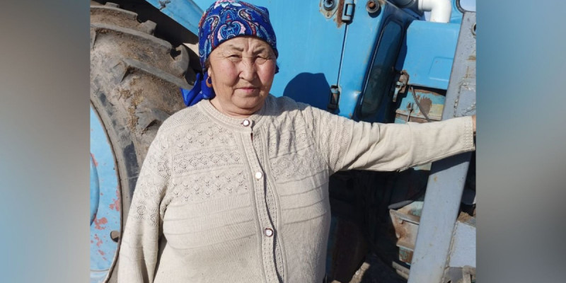 Күлдәрия Алтынбекова: Жиырма жыл бойы трактор айдадым