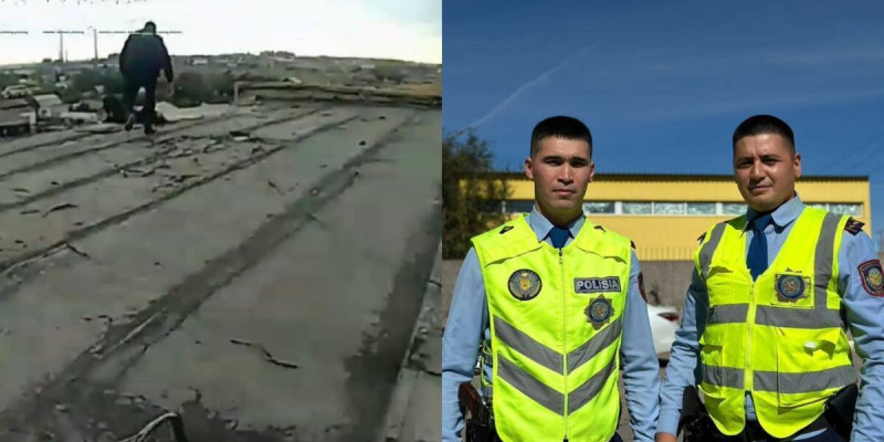 Балқашта 5 қабатты үйдің төбесінен секірмек болған қызды аман алып қалды (ВИДЕО)