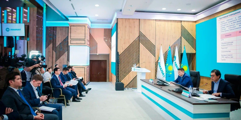 «AMANAT» кеңсесінде бизнес қауымдастық өкілдері бас қосты