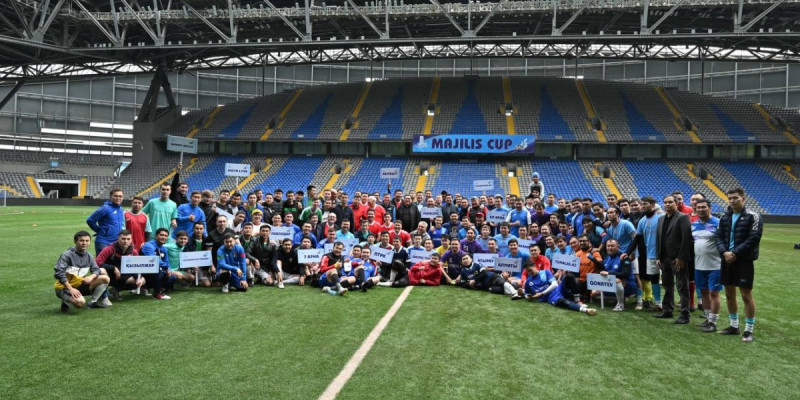 Журналистер арасында шағын футболдан Majilis cup – 2023 турнирі басталды