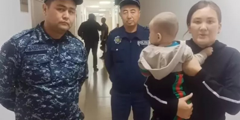 Ұрланған 8 айлық бала Талдықорғанда табылды